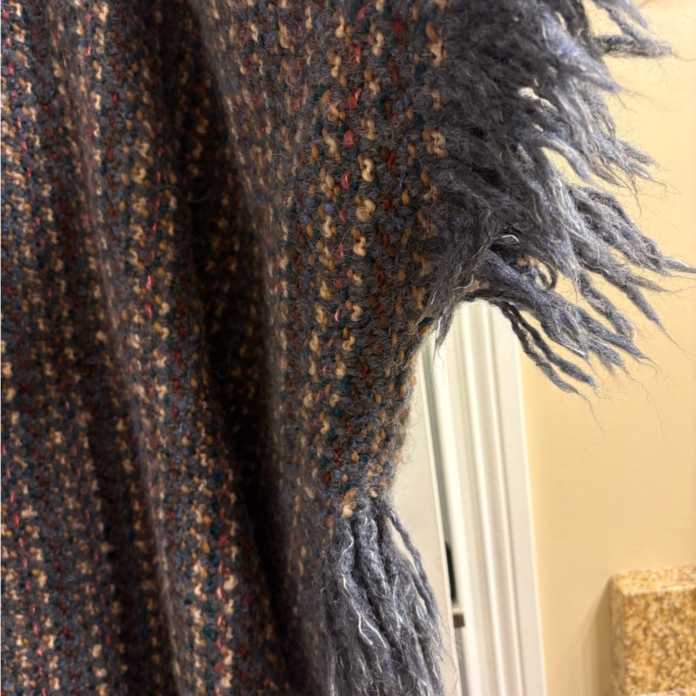Tapestries Ireland Ltd Artisan Woven Wool Cape Poncho Cocoon Coat Helena Ruuth - Picture 8 of 13